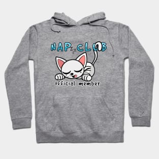 cute kitty cat - nap club Hoodie